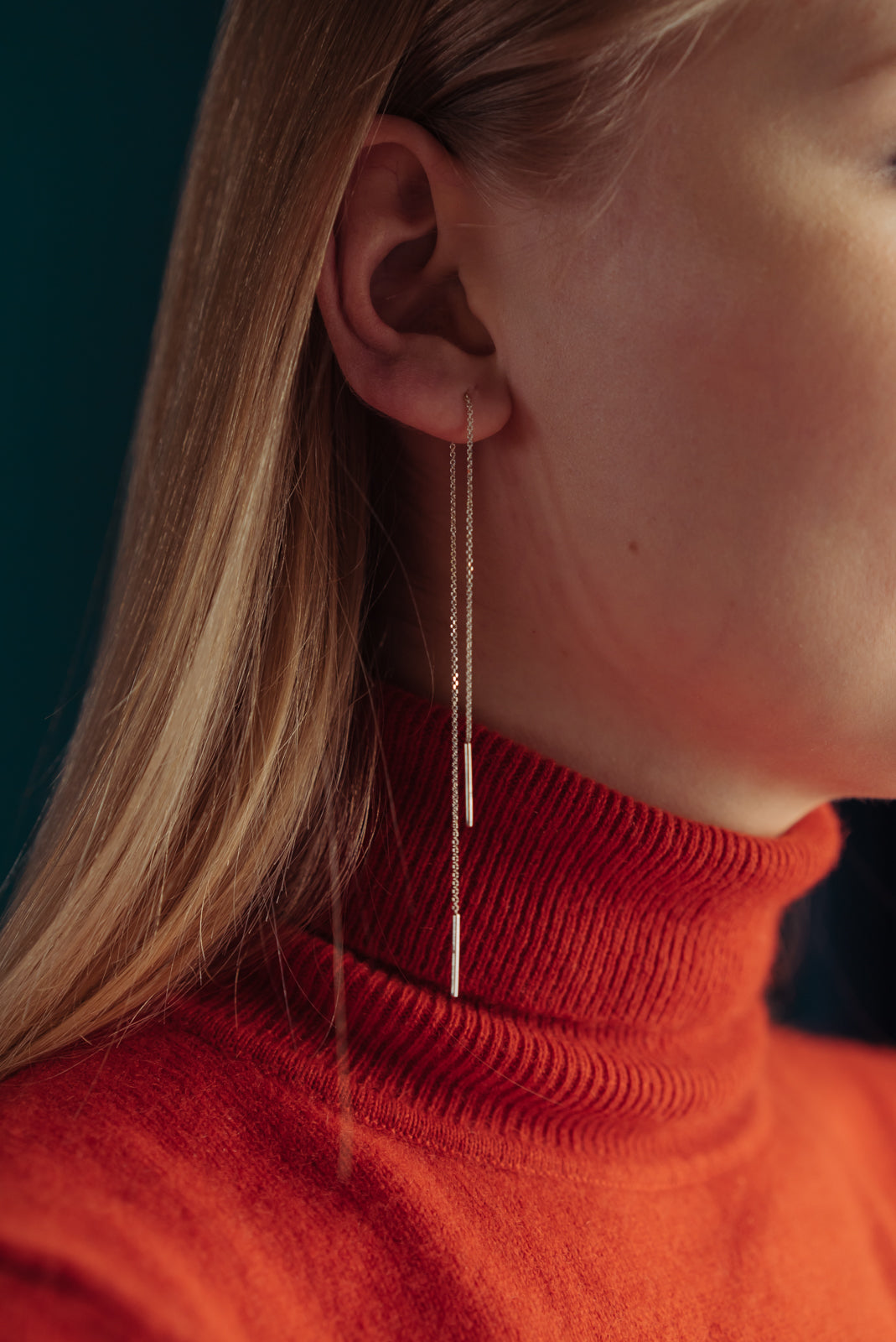 Threader Chain Earrings