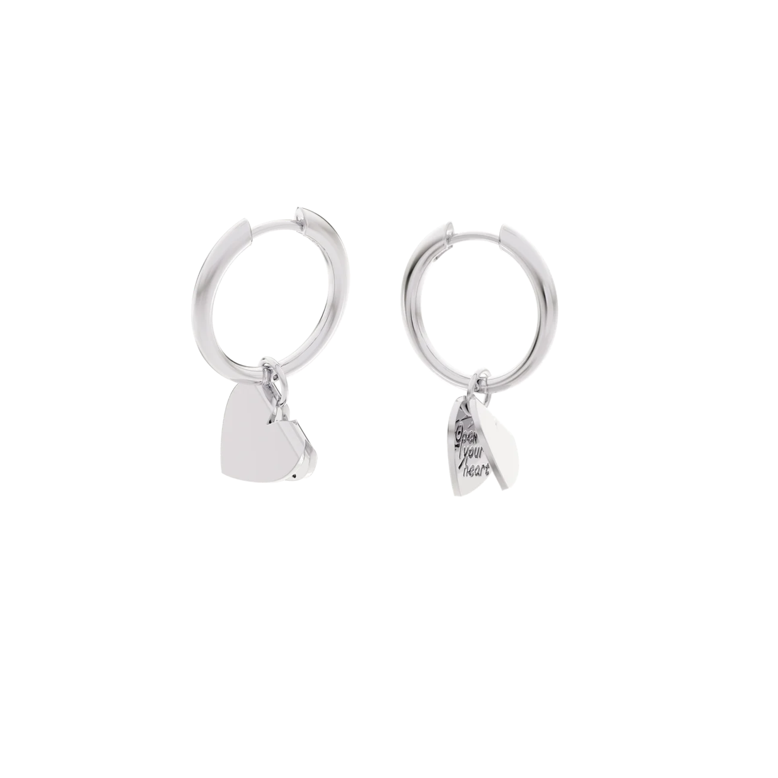 Heart's Hoop Set