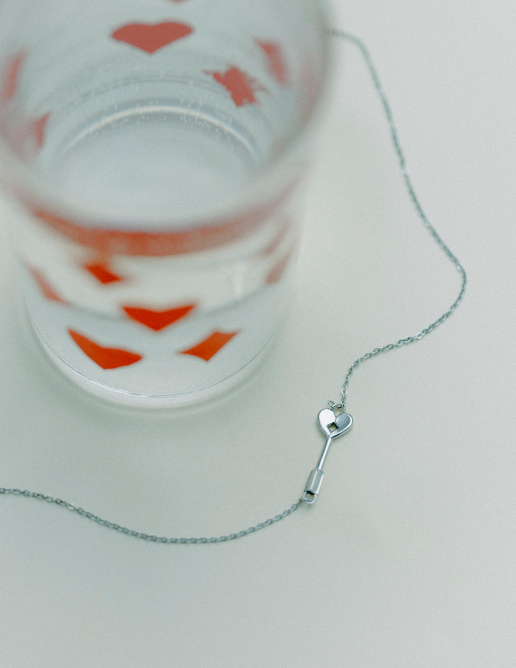 Small hart's key pendant