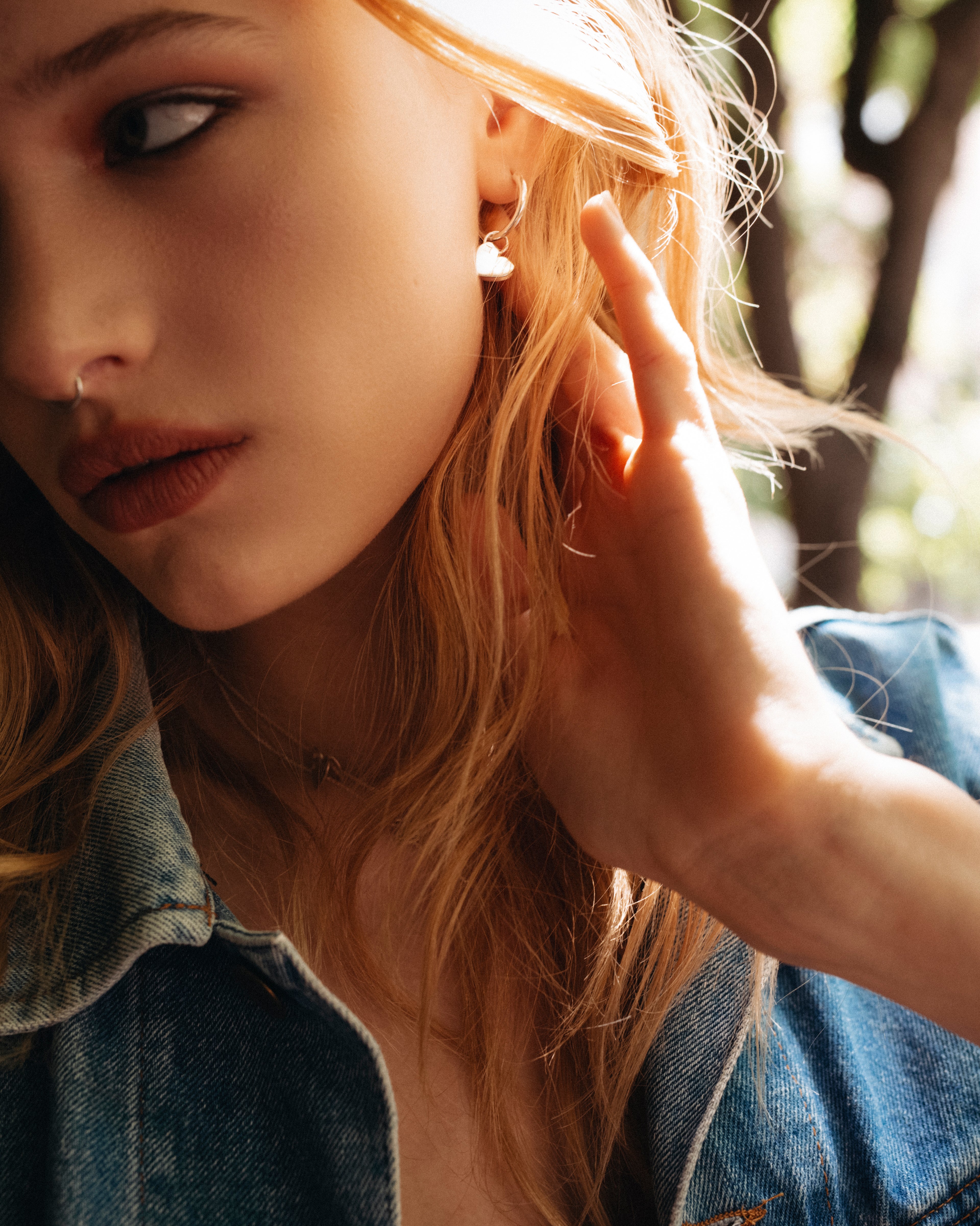Key & Heart Hoops