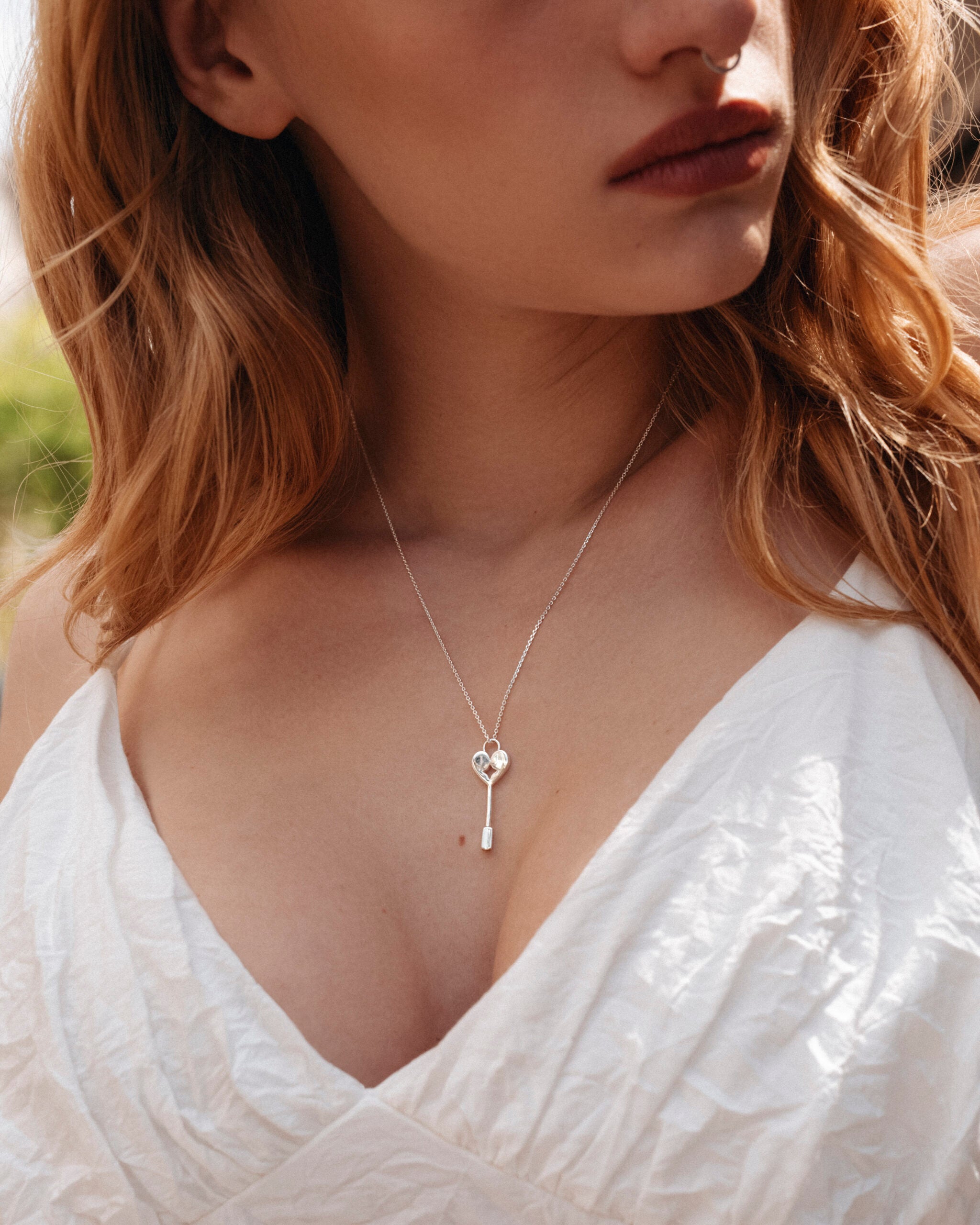 Heart's Key Pendant