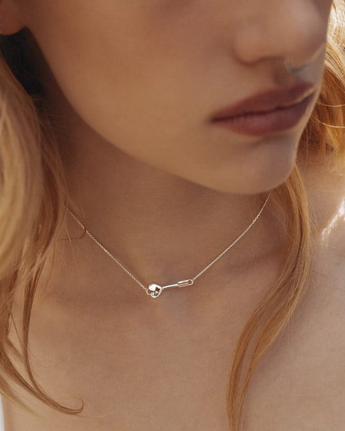 Small hart's key pendant