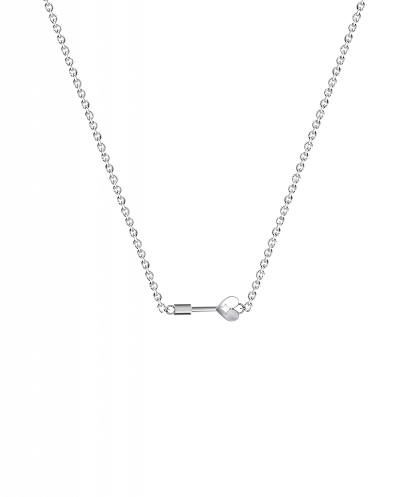 Small hart's key pendant