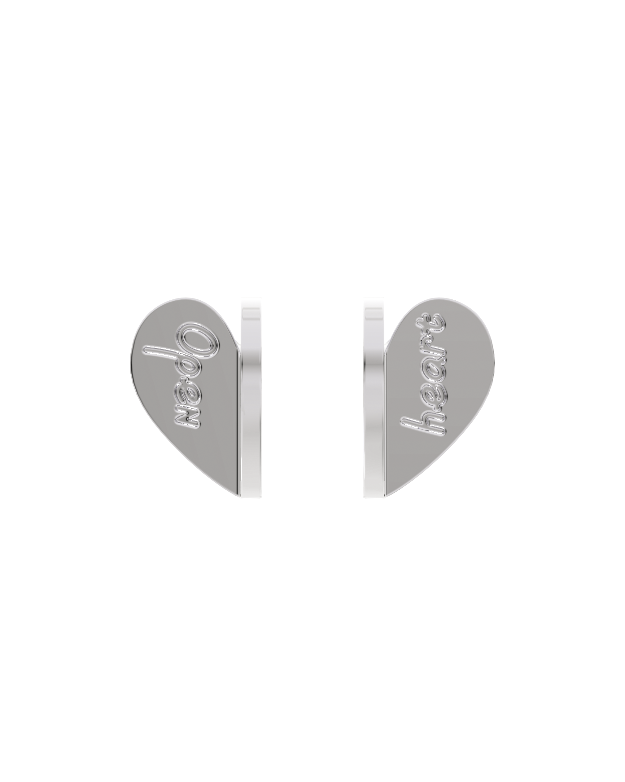 Open heart studs