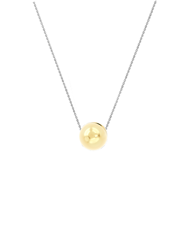Golden sphere choker