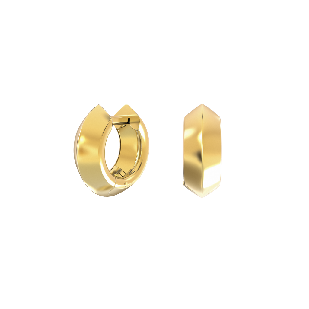 Basic Gold Spark Hoops